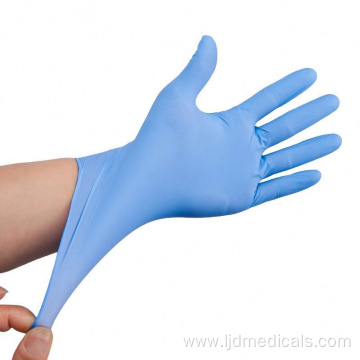 Blue Nitrile Gloves Powder Free for Medical Use